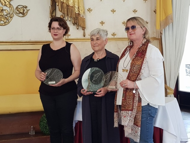 Da sinistra Marina Lucchin, Donatella Gasperi, Germana Cabrelle