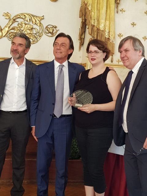 Da sinistra: Gianluca Amadori, Sergio Giordani, Marina Lucchin, Stefano Edel