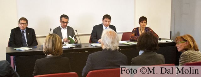 Nella foto: Claudio Baccarin, Gianluca Amadori, Antonino Padovese, Lorella Miliani, Cristina Marchesi